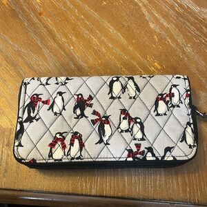 Vera Bradley Penguin Print Quilted Wallet